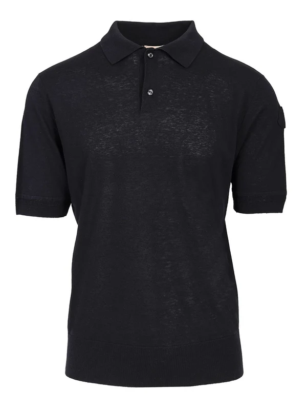 Silk Linen Polo Shirt