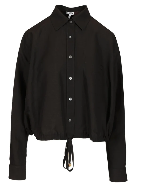 Anagram Logo Drawstring Shirt