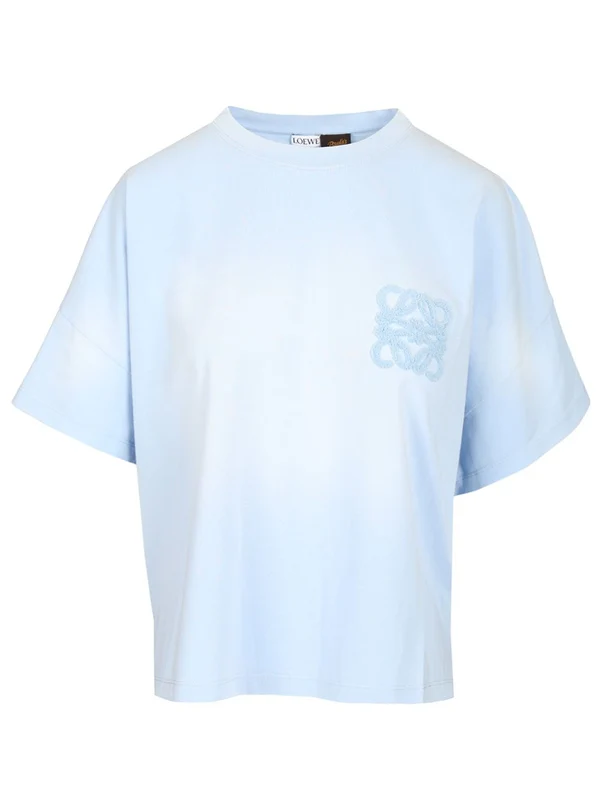 Anagram Embroidered Cotton Jersey T-shirt