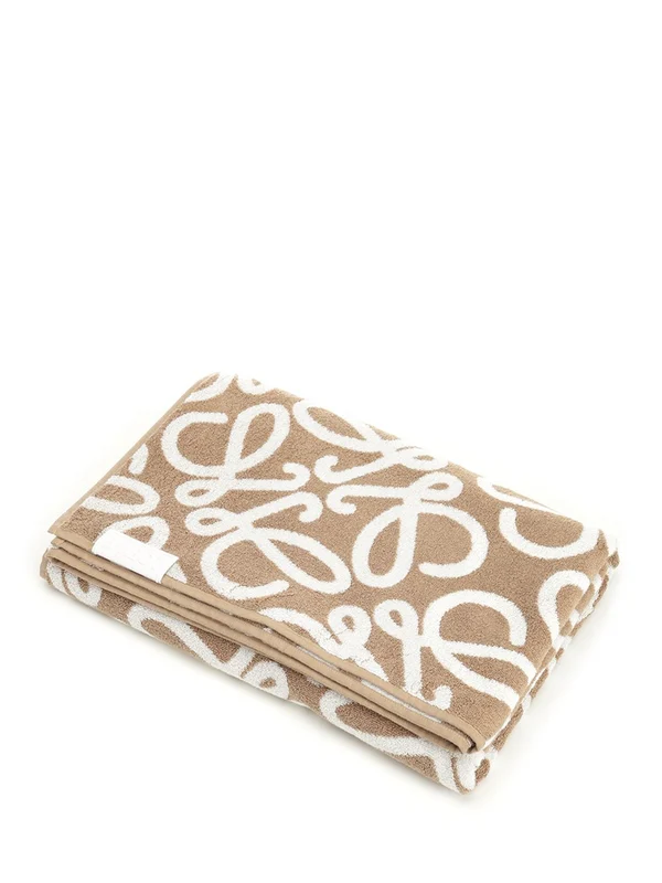 All-over Anagram Cotton Terry Towel