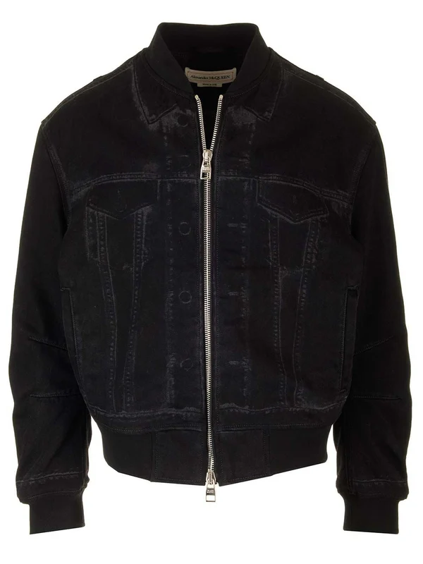 Alexander Mcqueen Black Jackets
