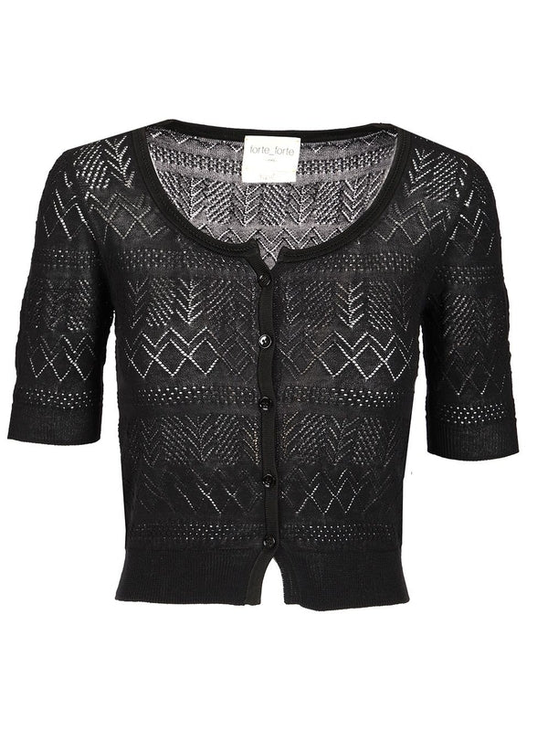 Forte_Forte Black Cardigans