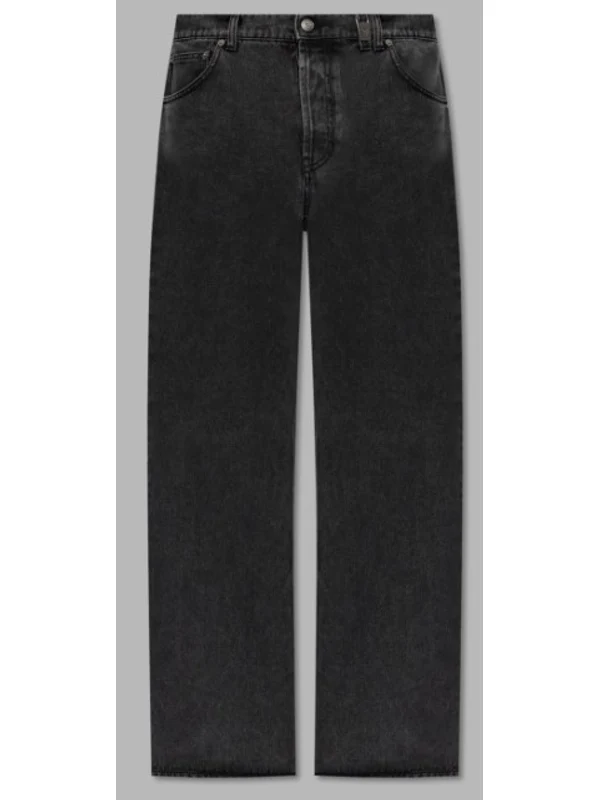 Alexander Mcqueen Black Denim Pants
