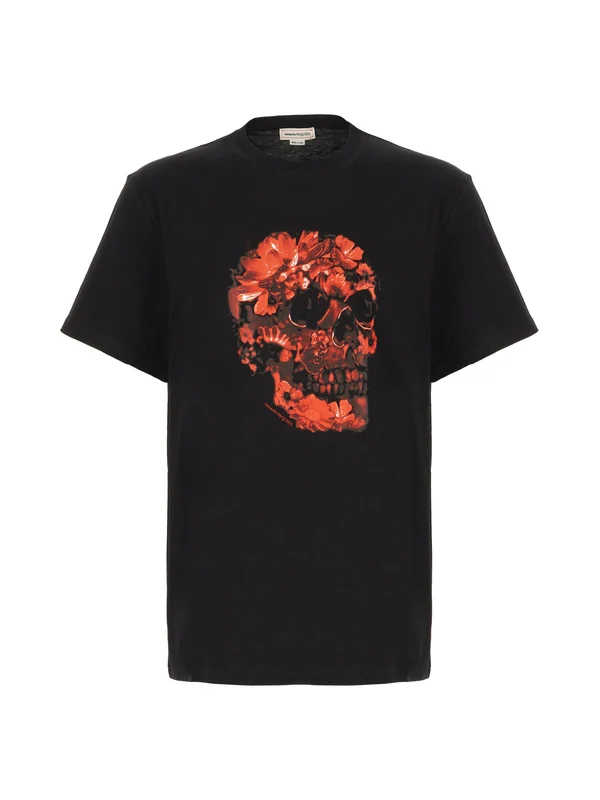 Alexander Mcqueen Black Short Sleeve T-Shirt