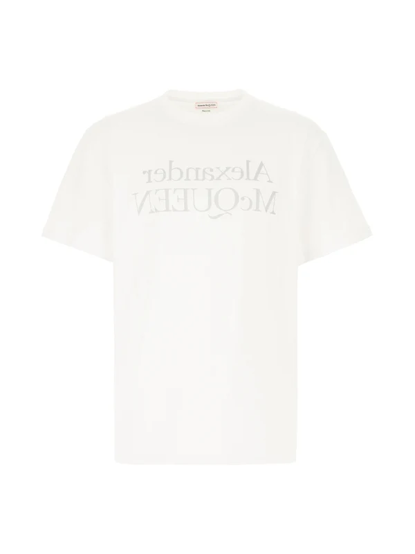 Alexander Mcqueen White Short Sleeve T-Shirt