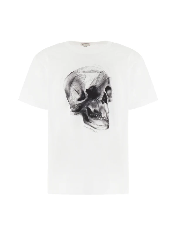 Alexander Mcqueen White Short Sleeve T-Shirt