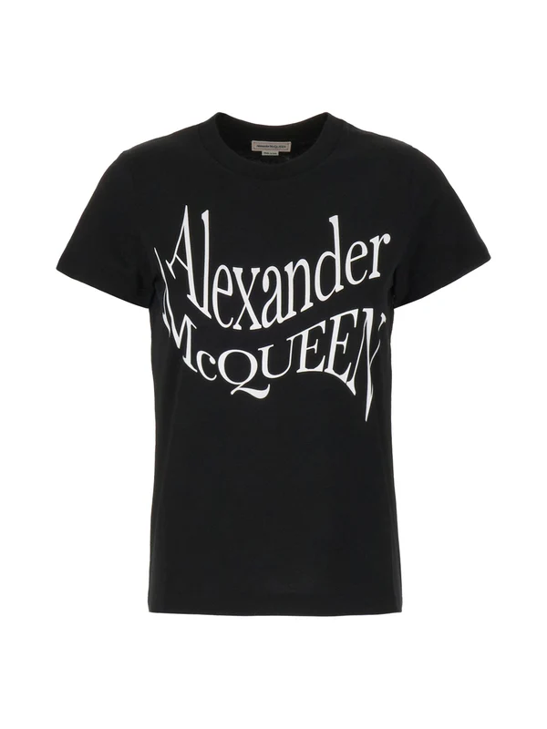 Alexander Mcqueen Black Short Sleeve T-Shirt