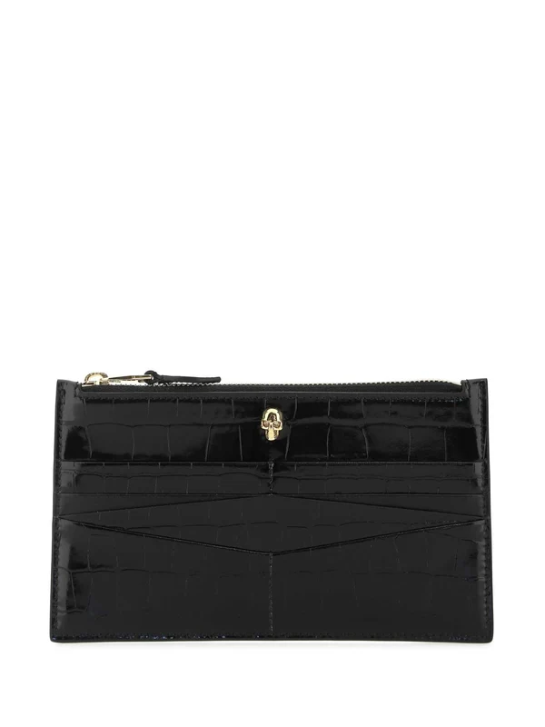Alexander Mcqueen Black Clutch Bags