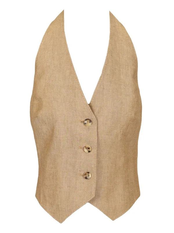 Max Mara Beige Vests