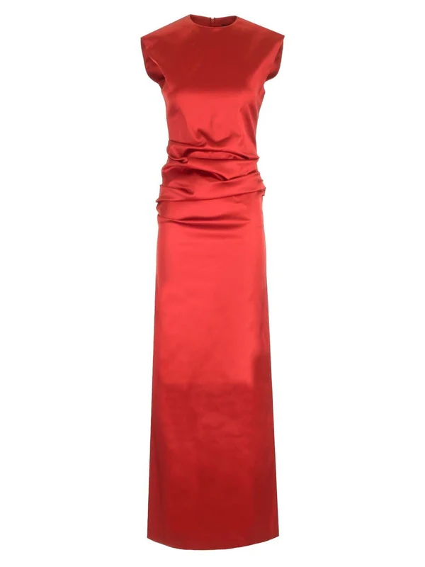 Max Mara Red Long Dress