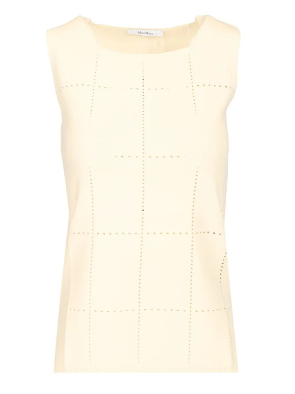 Max Mara White Sleeveless