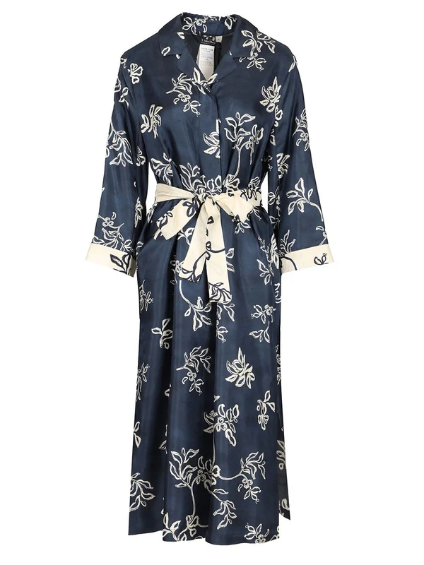 S Max Mara Blue Long Dress