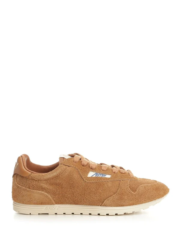 Autry Brown Low Top Sneakers
