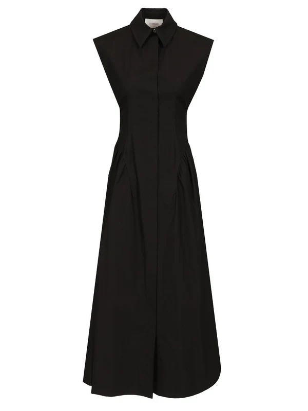 Sportmax Black Long Dress
