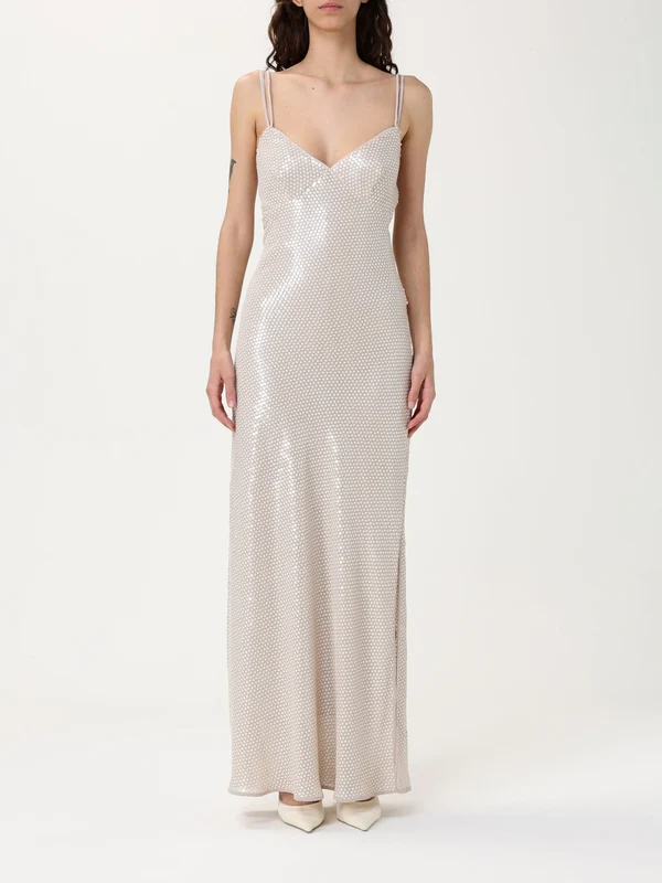 Twin Set Gray Long Dress