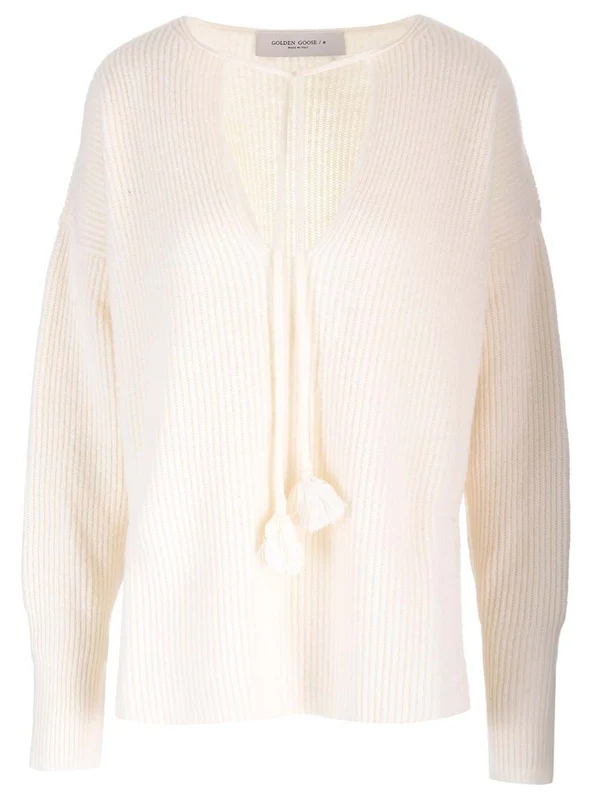Golden Goose White Knitted
