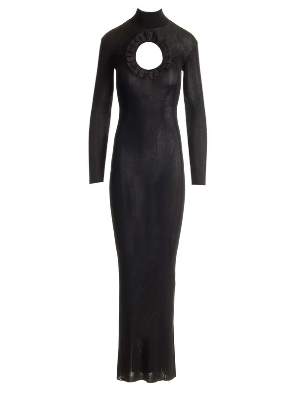 Self-Portrait Black Long Dress