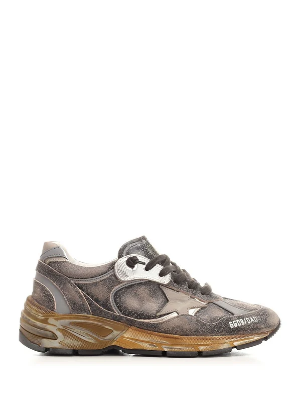 Golden Goose Green Low Top Sneakers