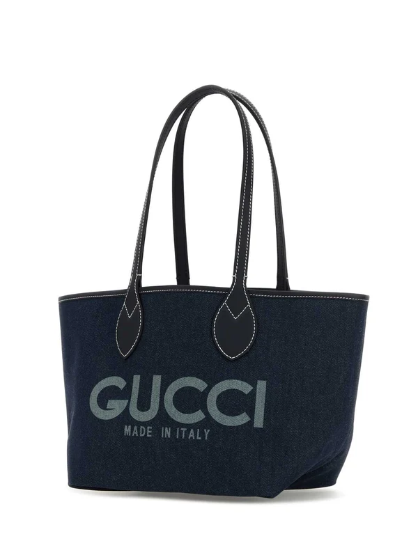 Gucci Totissima Small Navy Tote Bags - Image 2