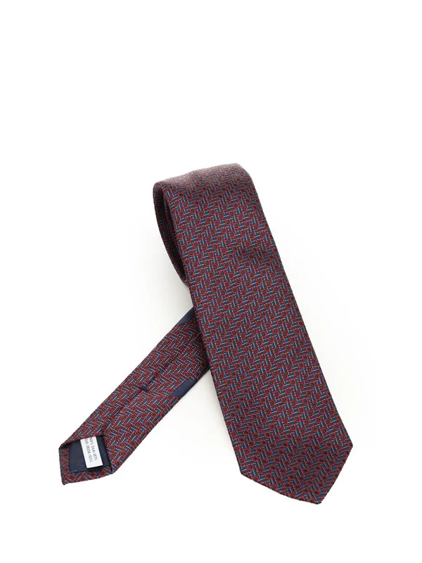 Ferragamo Burgundy Neck Ties