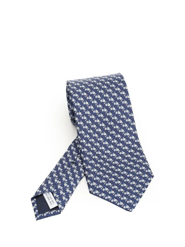 Ferragamo Blue Neck Ties