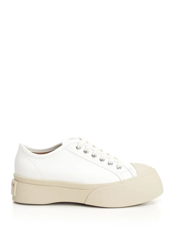 Marni White Low Top Sneakers
