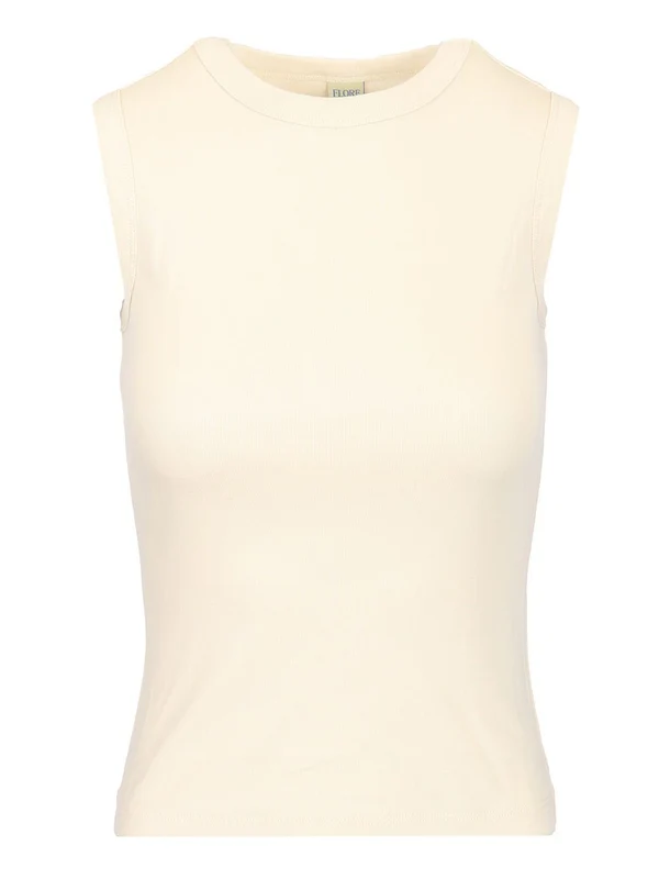 Flore Flore White Sleeveless