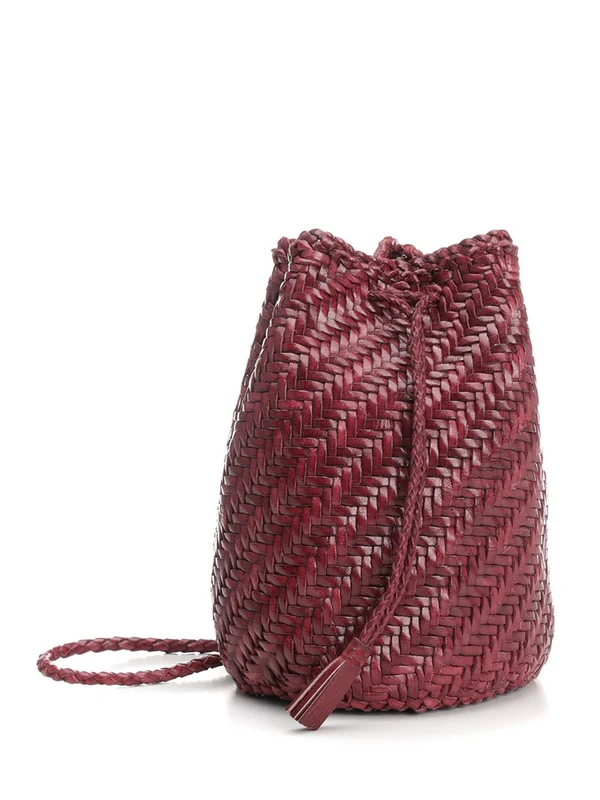 Dragon Diffusion Burgundy Bucket Bags