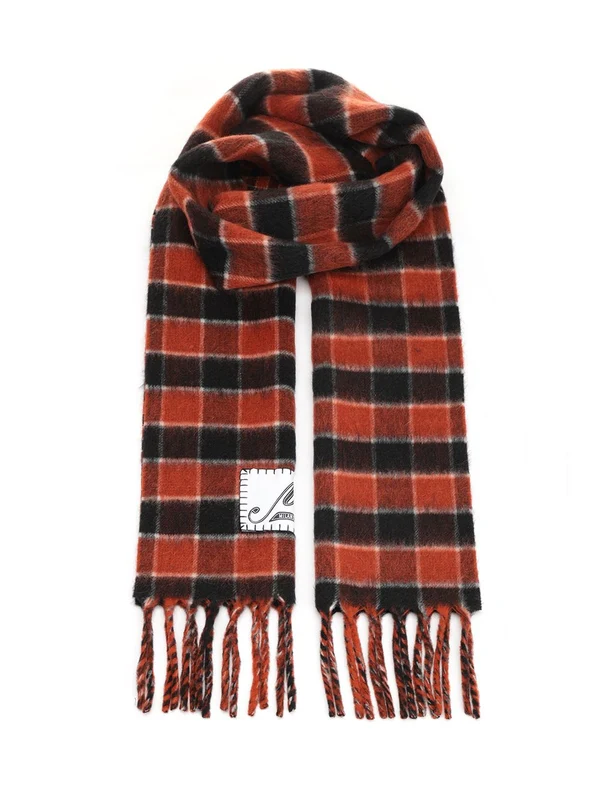 Marni Orange Wool Mufflers