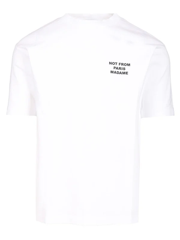Drôle De Monsieur White Half Sleeve