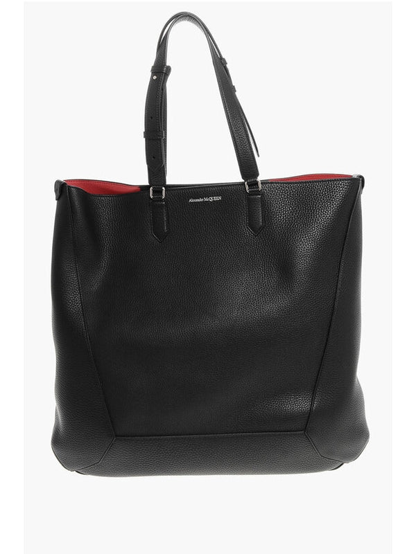 Alexander Mcqueen Black Tote Bags