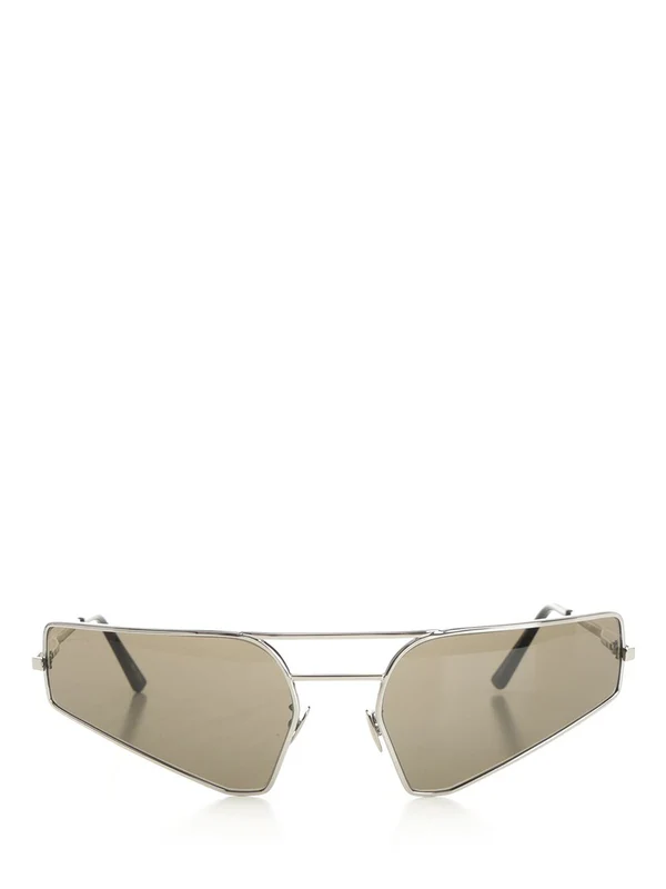 Rick Owens Black Silver Sunglasses