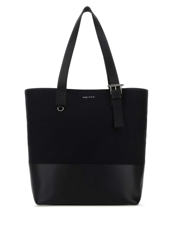 Alexander Mcqueen Black Tote Bags