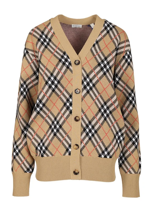 Burberry Beige Cardigans