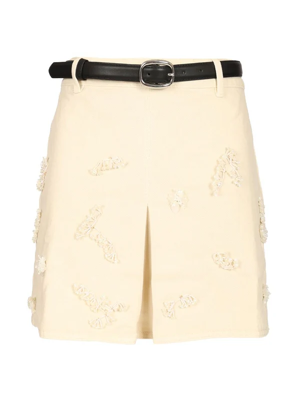 Self-Portrait Beige Skirts