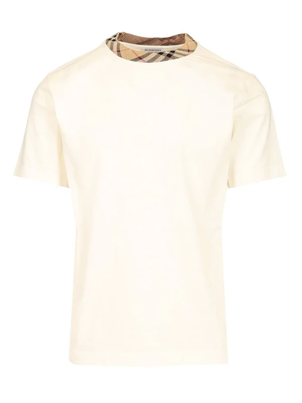 Burberry White Half Sleeve