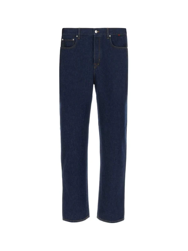 Gucci Navy Denim Pants