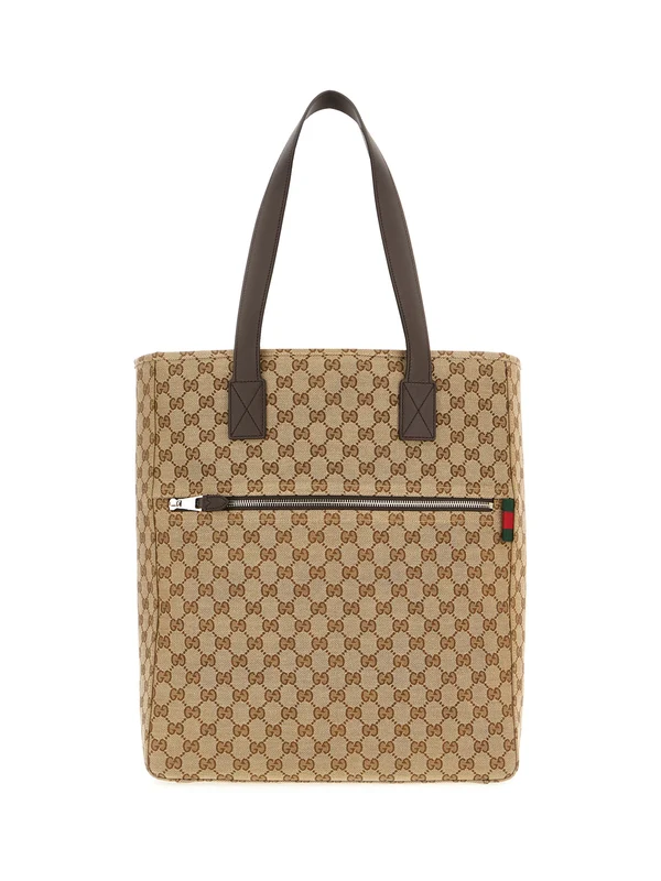 Gucci Gg Large Beige Tote Bags