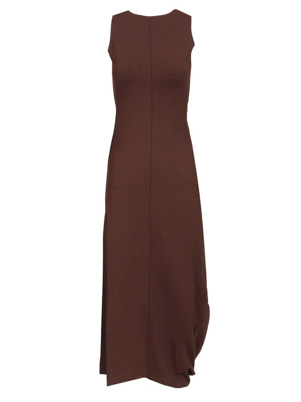 Lemaire Burgundy Midi Dress
