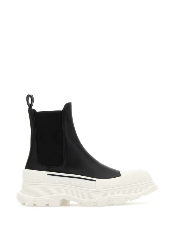 Alexander Mcqueen Black Chelsea Boots