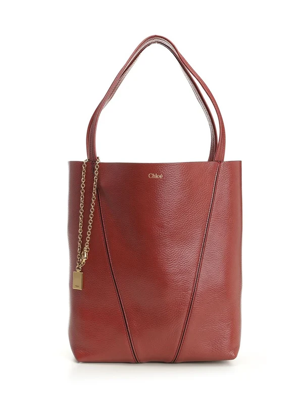 Chloe Red Tote Bags