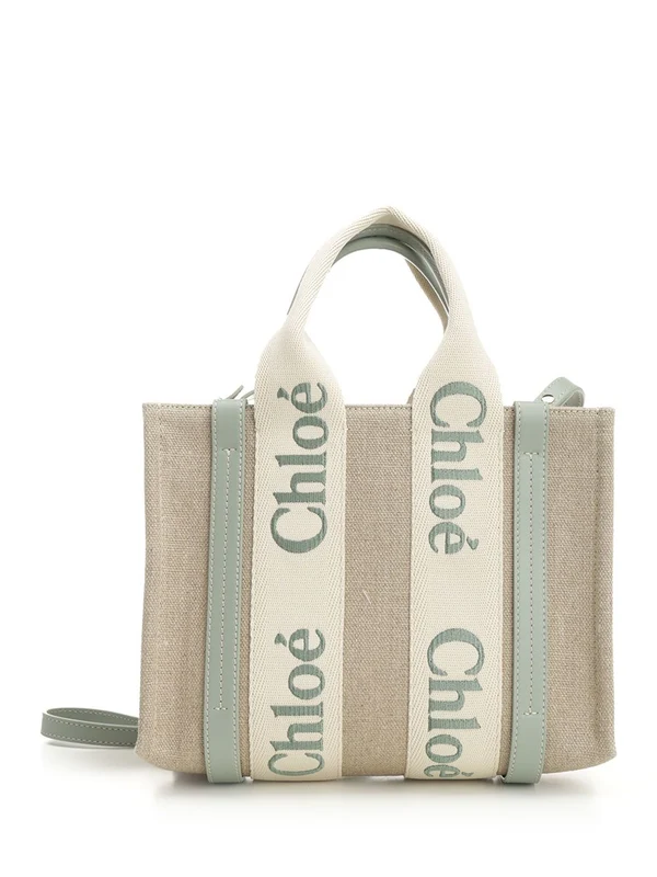Chloe Beige Tote Bags
