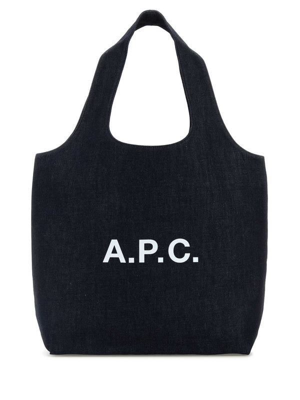 A.P.C. Black Tote Bags