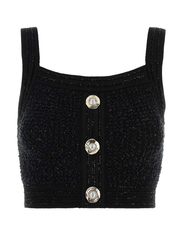 Balmain Black Sleeveless
