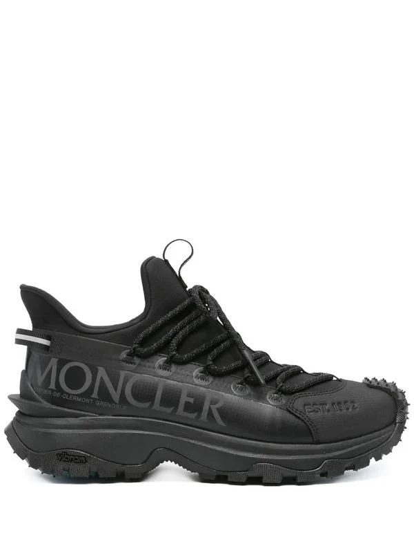 Moncler Black Low Top Sneakers