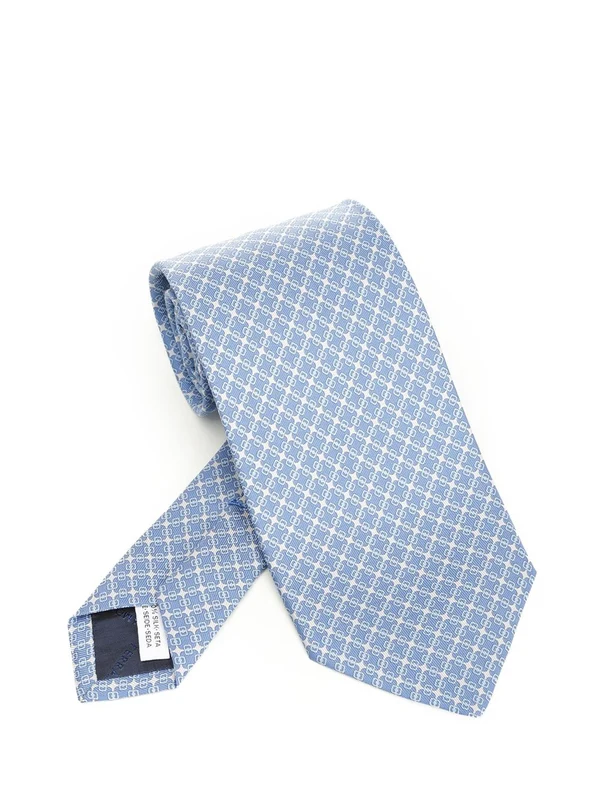 Ferragamo Blue Neck Ties