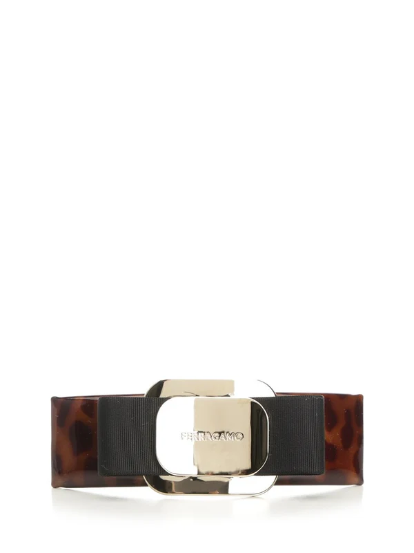 Ferragamo Brown Hair Pins