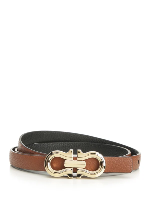 Ferragamo Brown Leather Belts