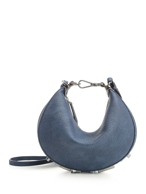 Fendi Fendigraphy Mini Blue Tote Bags