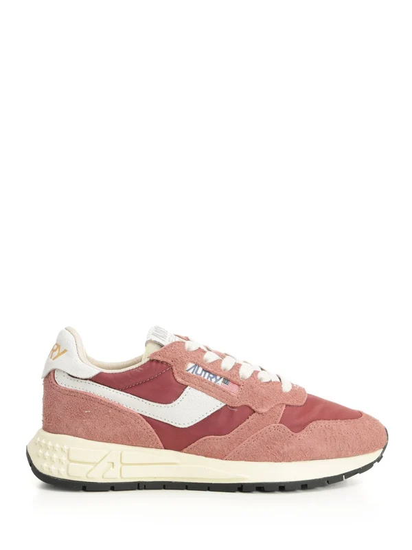 Autry Burgundy Low Top Sneakers
